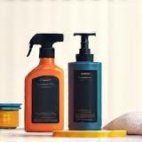 Illustration of detailing product bottles used at Spotless Auto Spa